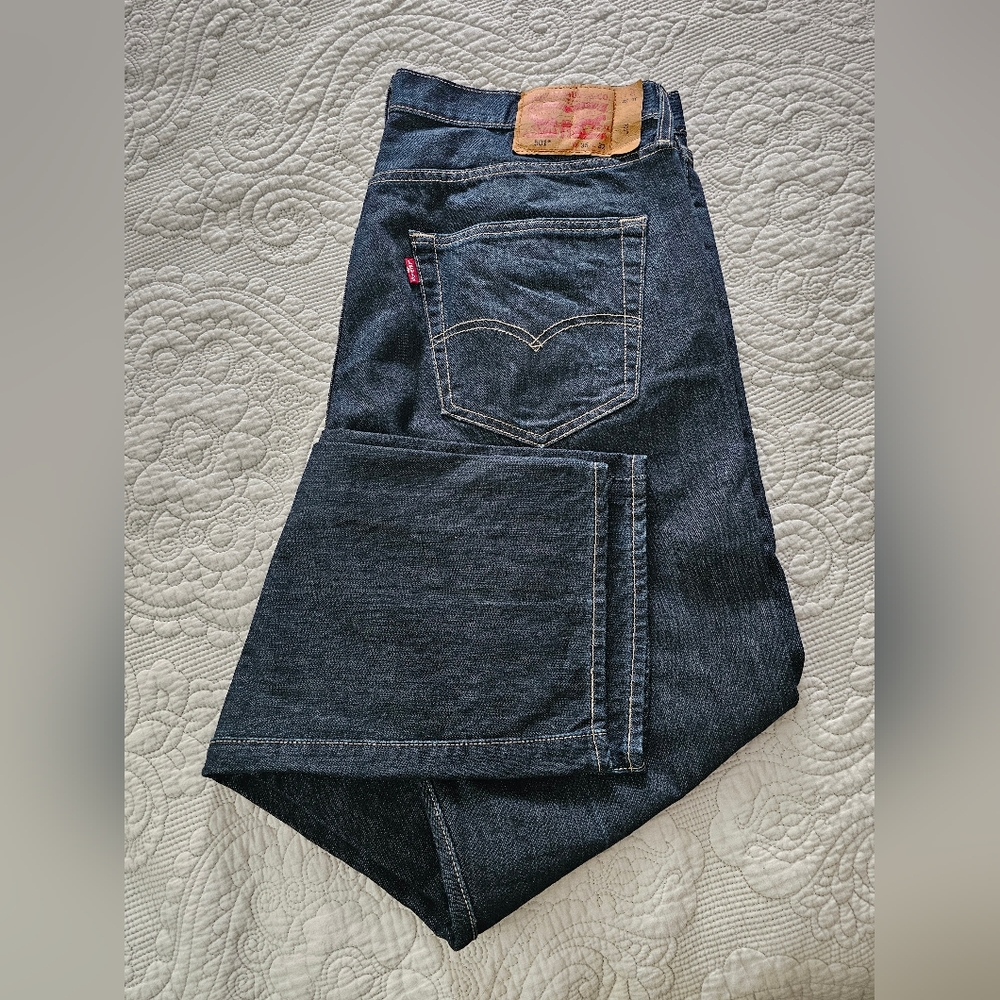 Levi's Men's Dark Blue Straight Jeans